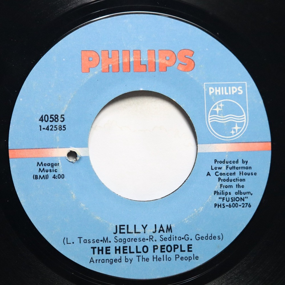 THE HELLO PEOPLE - JELLY JAM / ANTHEM - ROCK 45